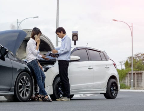 Car Accident - Who's faulty?